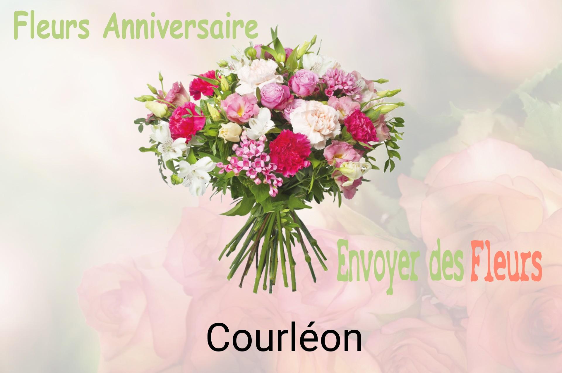 Bouquet de fleurs d’anniversaire livré à Courléon